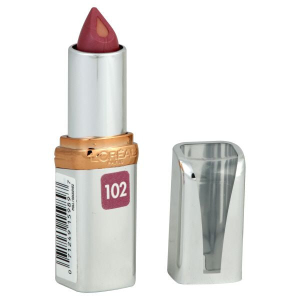 L'Oreal Colour Riche Anti-Aging Serum Lipcolour, Pucker Up Pink 102 - oddros.shop